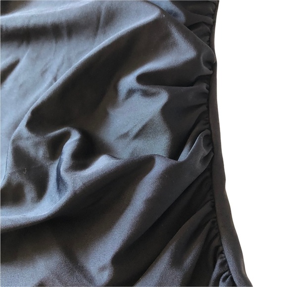 Hilor Halter Tie One Piece Swimsuit Black US 12 - Picture 6 of 12